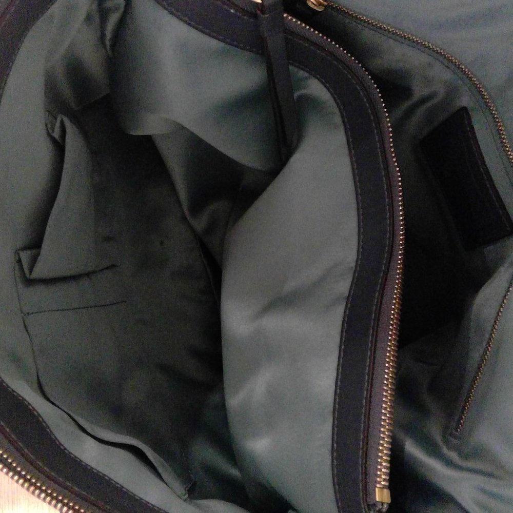 Coach Large Blue Shoulder Bag Tote - Picture 5 of 7